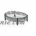 Decmode 19 Inch Modern Iron and Glass Round Decorative Bowl, Black   566923357
